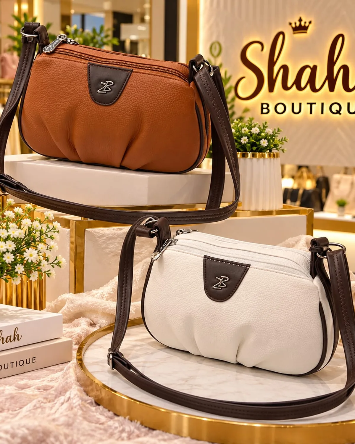 Two-Tone Handbag